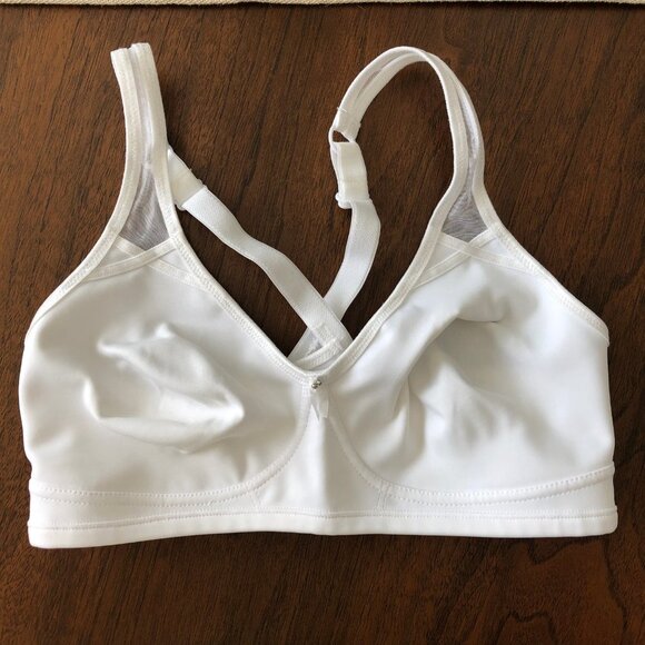 WonderBra Style W2483 Wire Free No Poke Side Stay Bra White Sz 38B NWT - Picture 7 of 14